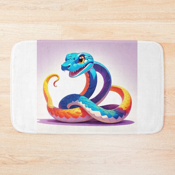 Item preview, Vibrant Serpent: The Colorful Guardian designed and sold by supakor.