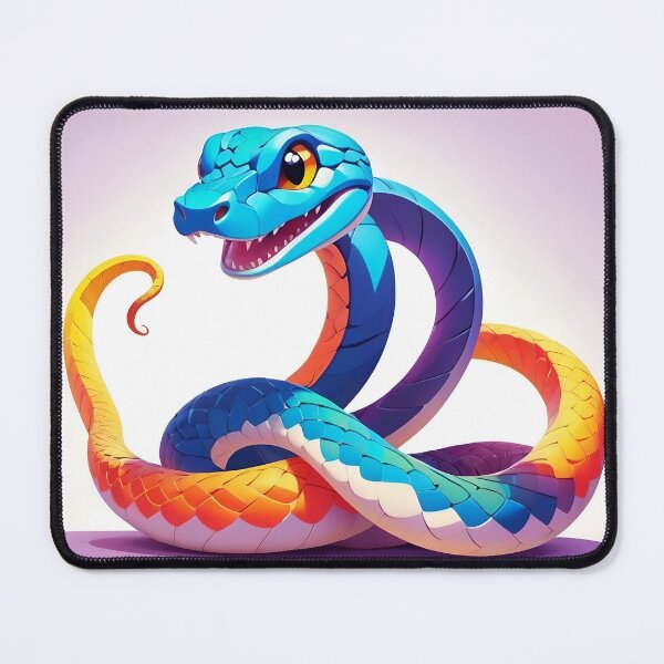 Item preview, Vibrant Serpent: The Colorful Guardian designed and sold by supakor.