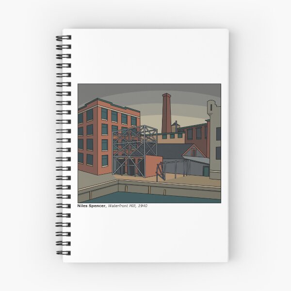Item preview, Waterfront Mill by Niles Spencer designed and sold by Larrenda.