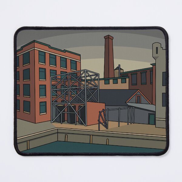 Item preview, Waterfront Mill by Niles Spencer designed and sold by Larrenda.