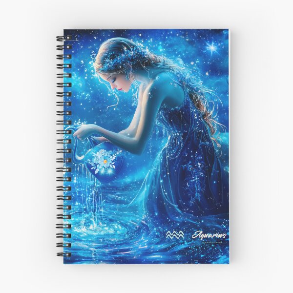 Item preview, Aquarius -Zodiac Sign, Astrology, Star Sign, Water Sign, January, February, Sun, Moon, Rising, Creative Soul, OOAK designed and sold by StoneofWisdom.
