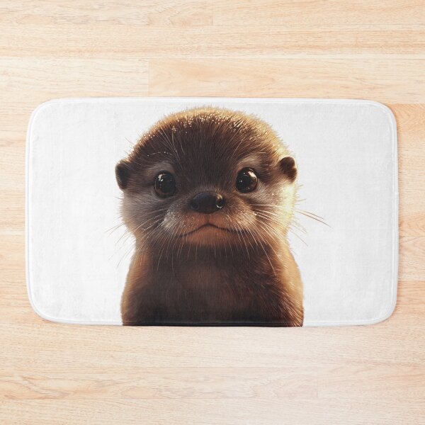 Item preview, Cute Otter Portrait designed and sold by NicolasGlowArt.