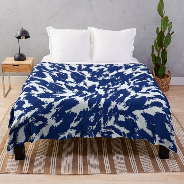 Item preview, Indigo Blue Brush Strokes Abstract designed and sold by BleuAbstracts.