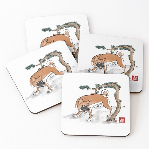 Item preview, Fierce Jindo designed and sold by Running Dog Studio.