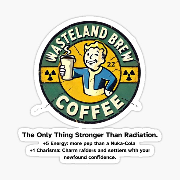 Item preview, Wasteland Brew Coffee – Funny Post-Apocalyptic Parody designed and sold by RebelEmpire.