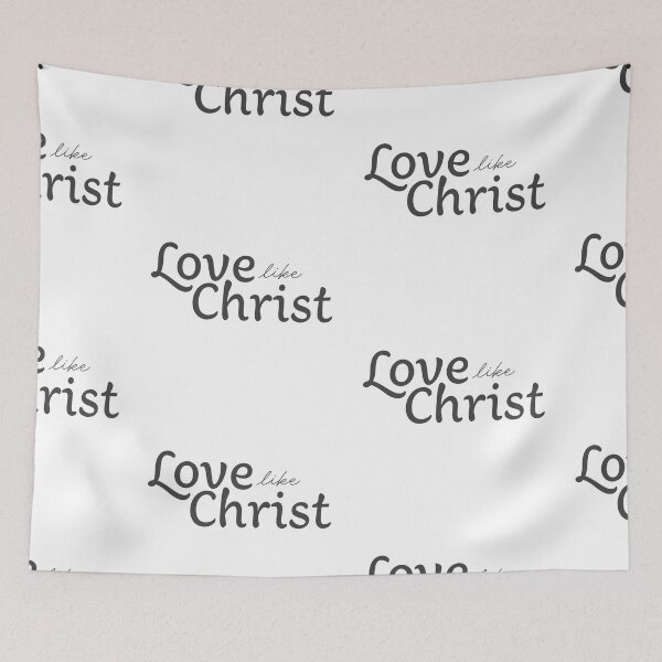 Item preview, Love Like Christ – Christian Lent Season Typography designed and sold by CrossCrafted.