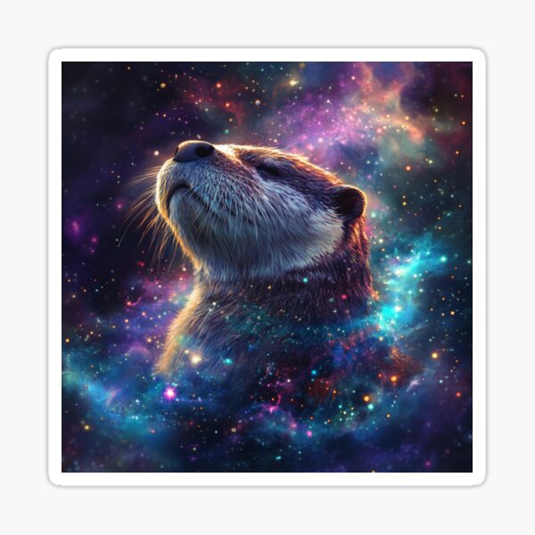 Artikel-Vorschau von Galaxie-Otter Poster, designt und verkauft von NicolasGlowArt.