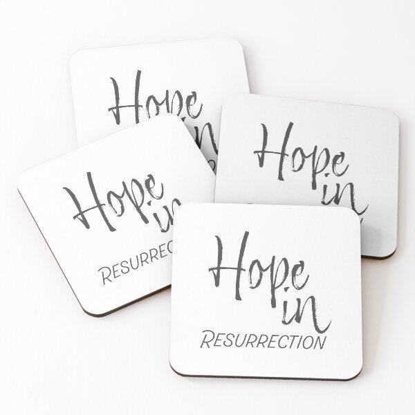Item preview, Hope In Resurrection – Christian Lent Season Typography designed and sold by CrossCrafted.