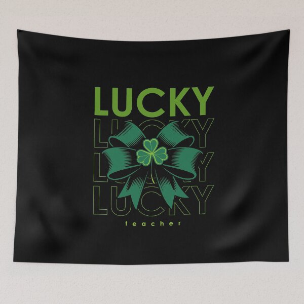 Item preview,   Lucky Teacher,  Good Luck Babe, Wishes for St Patrick's Day, Spring Parade,  Green Clover, Saint Patricks Day Parade designed and sold by KolorellaS.