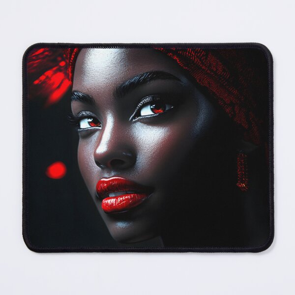 Item preview, Elegant Portrait of a Woman in Red Elegance Style designed and sold by Artessie.