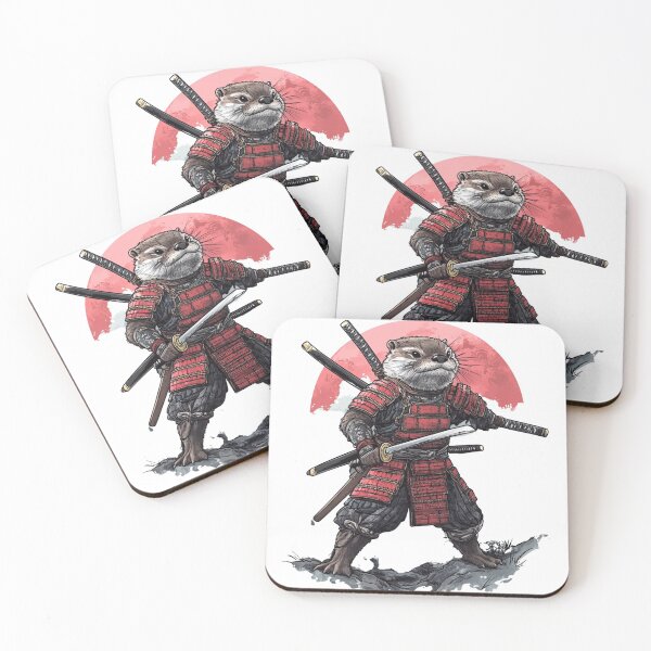 Artikelvorschau, Samurai-Otter entworfen und verkauft von NicolasGlowArt.