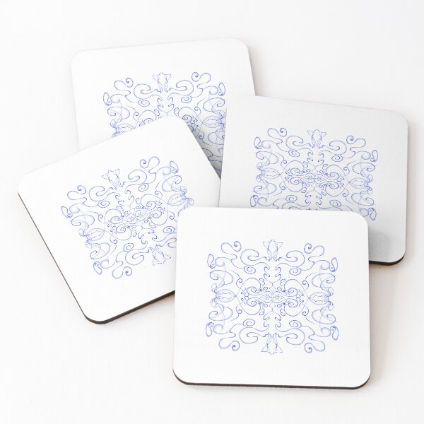 Item preview,  blue volute designed and sold by Kalhanne.