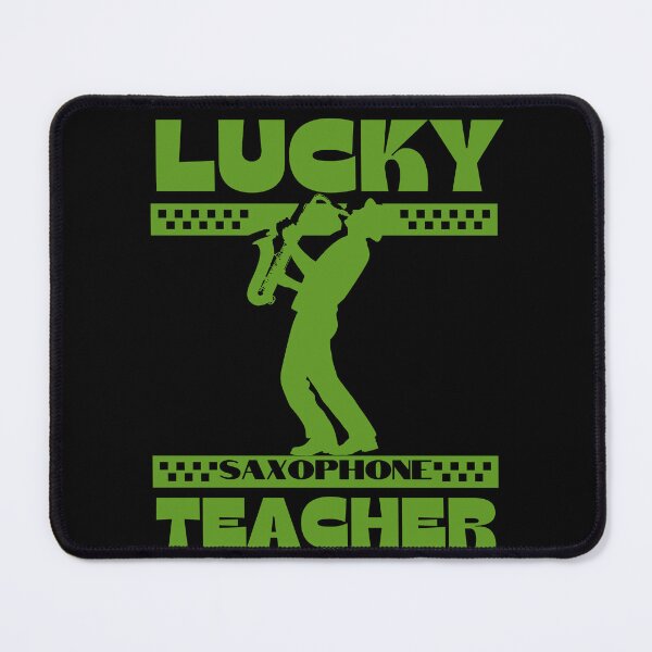 Item preview, Lucky Saxophone Teacher, St Patrick Saxophone Gift, I love play the Saxophone, Jazz , Blues Music, Trumpet Lover, Marching Band, designed and sold by KolorellaS.
