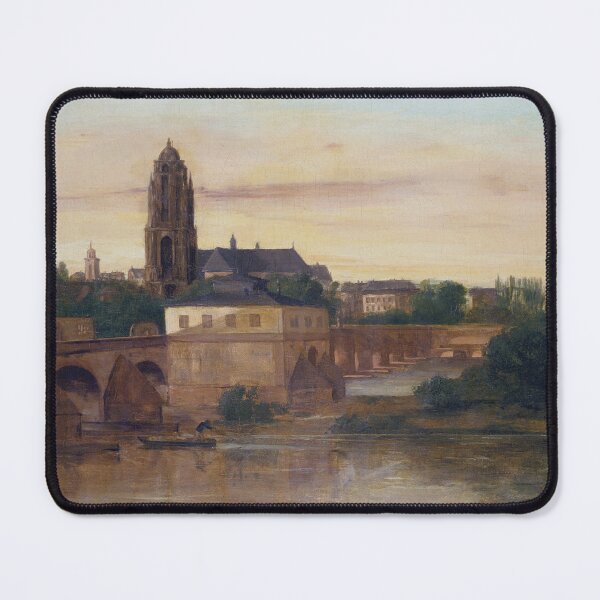 Item preview, Gustave Courbet, View of Frankfurt am Main with the Old Bridge designed and sold by Mauswohn.