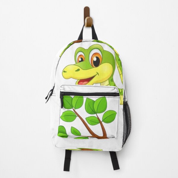Item preview, Green Python Cartoon – Hanging Around Nature | Happy Snake | Wildlife | Cute Tree Snake Adventure | Jungle Vibes | Funny Cartoon Animal Smiling Green Snake with Branch designed and sold by Kaivinaikadhaigal.