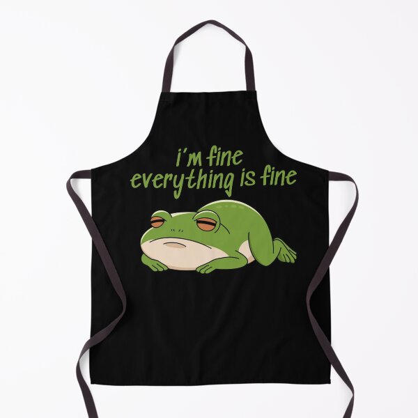 Item preview, Frog Lovers, Cute Frog , Im fine, Everything is fine, Nope, not today, Introvert gift, Work balance, Slow life designed and sold by KolorellaS.