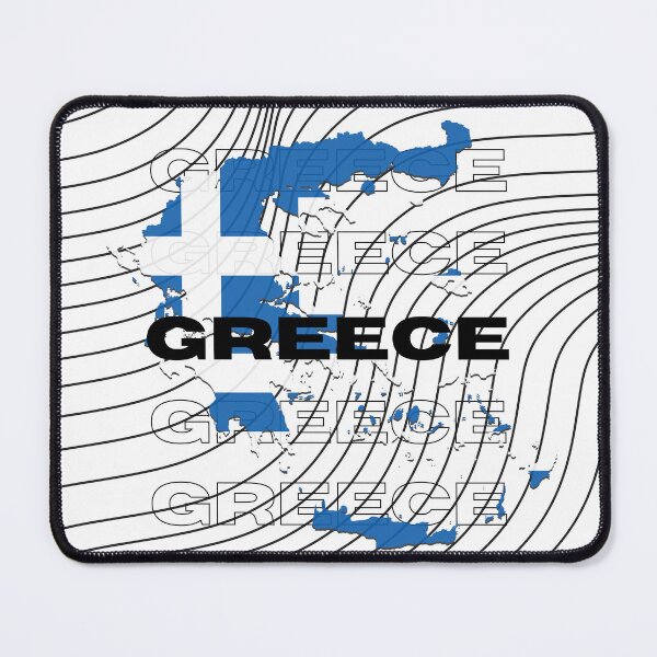 Item preview, Flag Map of Greece designed and sold by nyblydd.