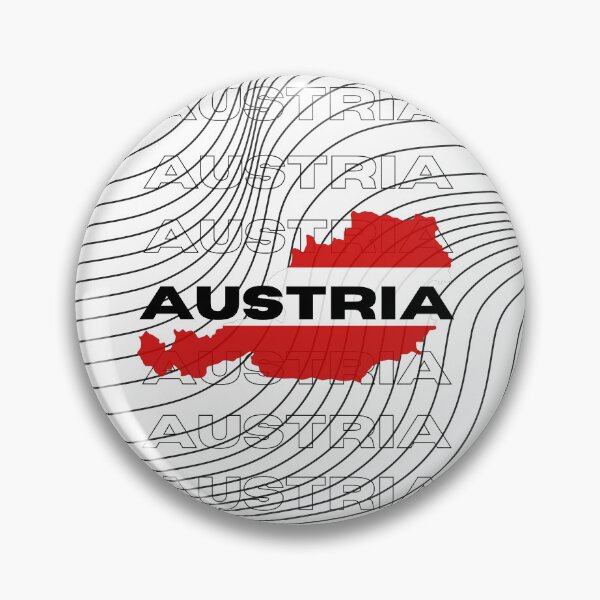 Item preview, Flag Map of Austria designed and sold by nyblydd.