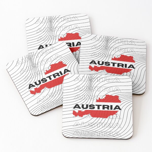 Item preview, Flag Map of Austria designed and sold by nyblydd.