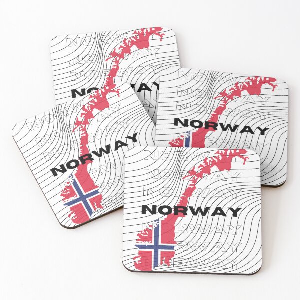 Item preview, Flag Map of Norway designed and sold by nyblydd.