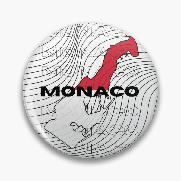 Item preview, Flag Map of Monaco designed and sold by nyblydd.