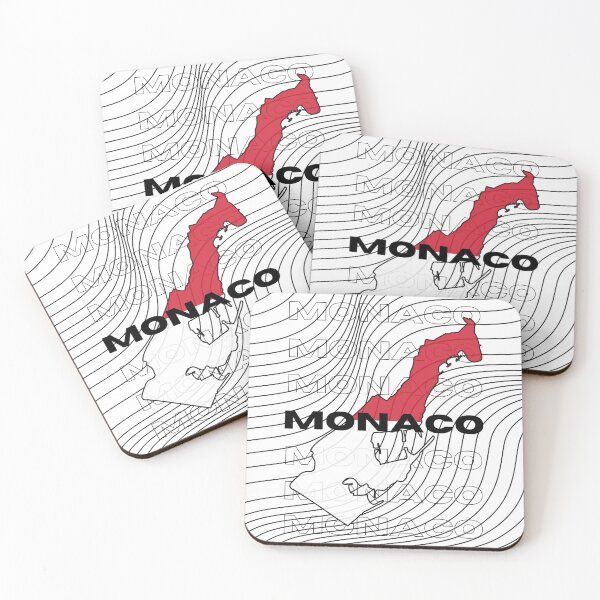 Item preview, Flag Map of Monaco designed and sold by nyblydd.