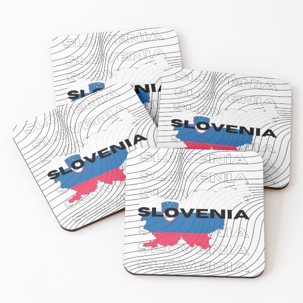 Item preview, Flag Map of Slovenia designed and sold by nyblydd.