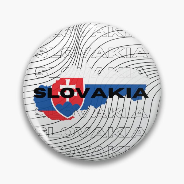 Item preview, Flag Map of Slovakia designed and sold by nyblydd.