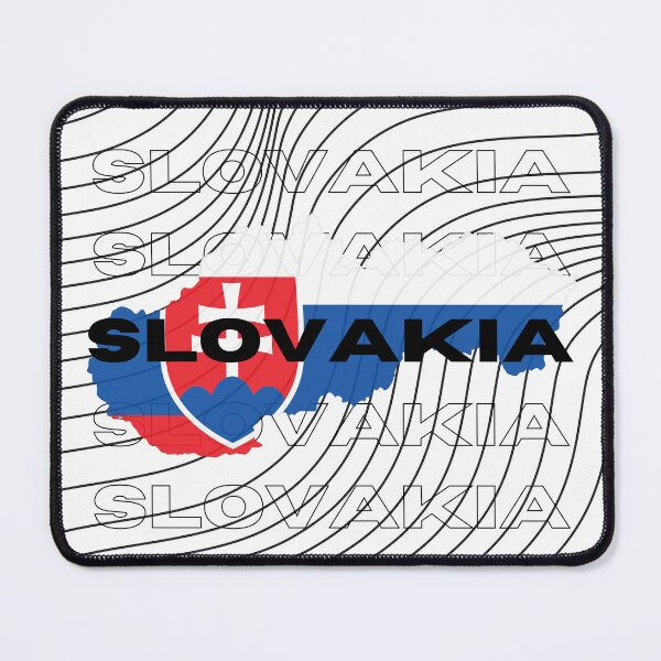 Item preview, Flag Map of Slovakia designed and sold by nyblydd.