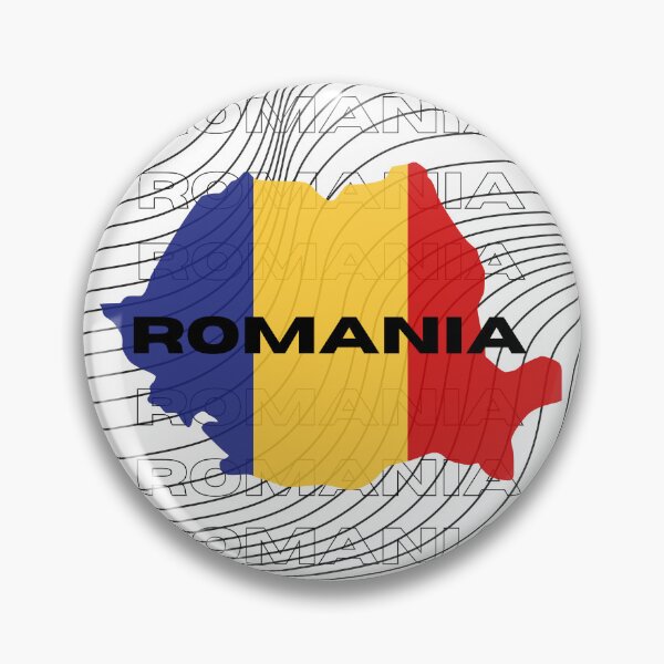 Item preview, Flag Map of Romania designed and sold by nyblydd.