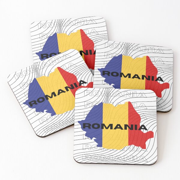 Item preview, Flag Map of Romania designed and sold by nyblydd.