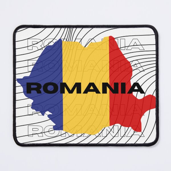 Item preview, Flag Map of Romania designed and sold by nyblydd.