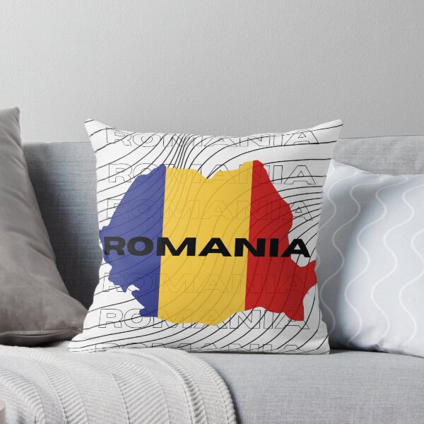Item preview, Flag Map of Romania designed and sold by nyblydd.