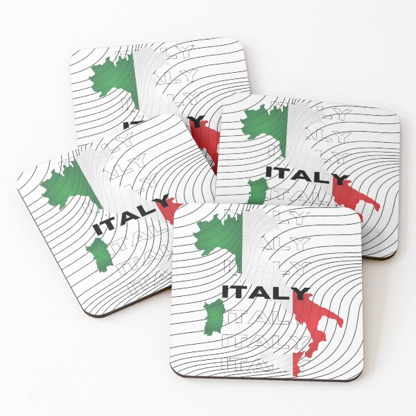 Item preview, Flag Map of Italy designed and sold by nyblydd.