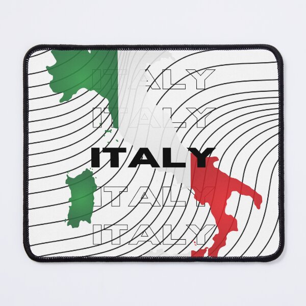 Item preview, Flag Map of Italy designed and sold by nyblydd.