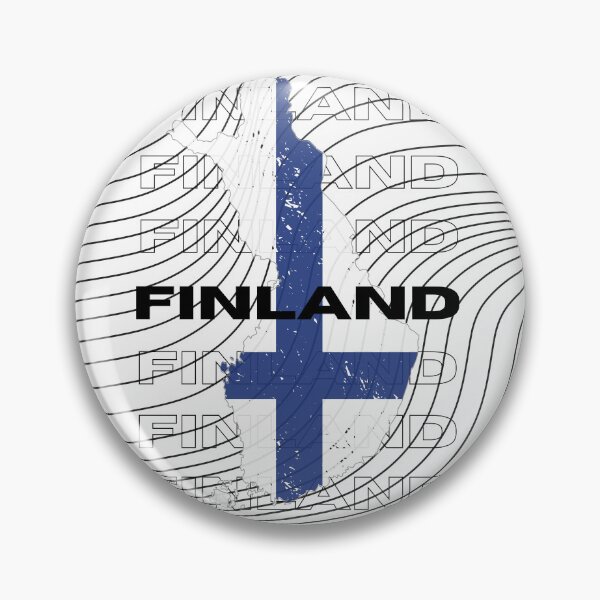 Item preview, Flag Map of Finland designed and sold by nyblydd.