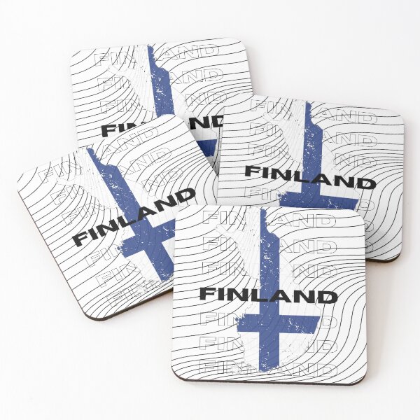 Item preview, Flag Map of Finland designed and sold by nyblydd.