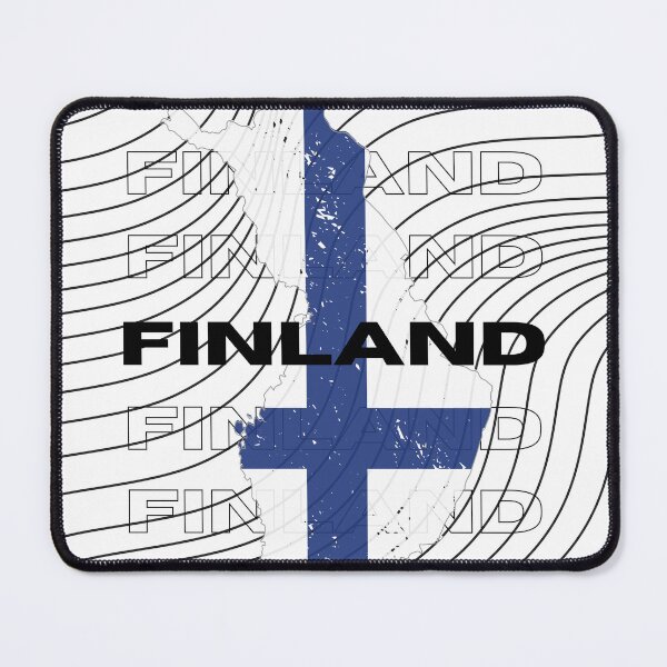 Item preview, Flag Map of Finland designed and sold by nyblydd.