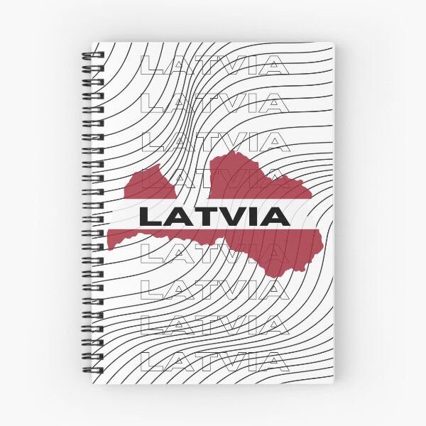 Item preview, Flag Map of Latvia designed and sold by nyblydd.