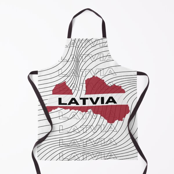 Item preview, Flag Map of Latvia designed and sold by nyblydd.