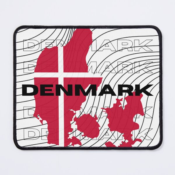 Item preview, Flag Map of Denmark designed and sold by nyblydd.