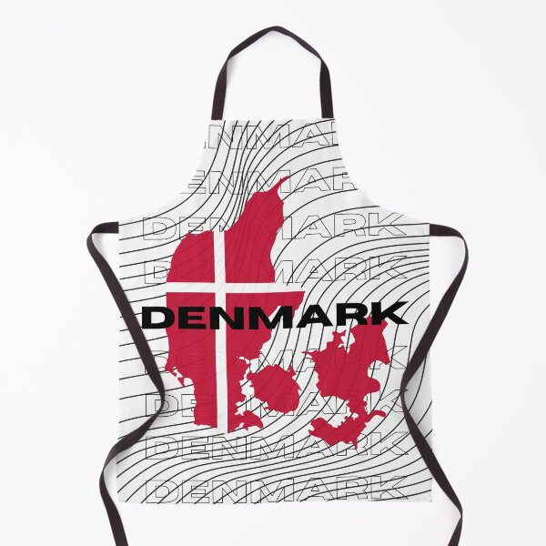 Item preview, Flag Map of Denmark designed and sold by nyblydd.