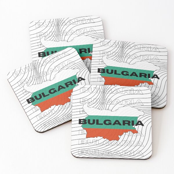 Item preview, Flag Map of Bulgaria designed and sold by nyblydd.