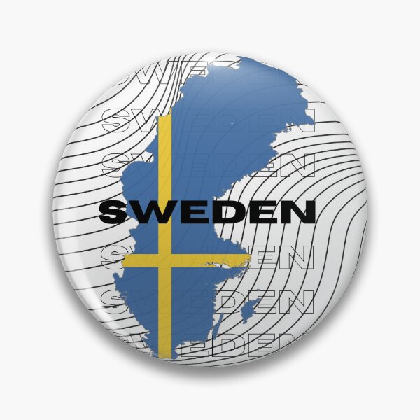 Item preview, Flag Map of Sweden designed and sold by nyblydd.