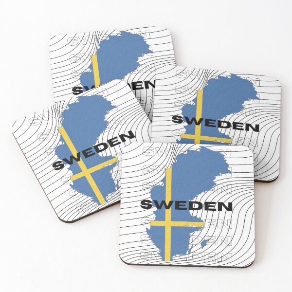 Item preview, Flag Map of Sweden designed and sold by nyblydd.