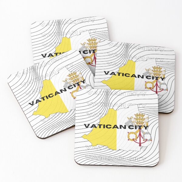 Item preview, Flag Map of Vatican City designed and sold by nyblydd.