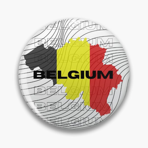 Item preview, Flag Map of Belgium designed and sold by nyblydd.