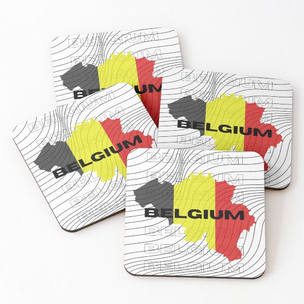 Item preview, Flag Map of Belgium designed and sold by nyblydd.