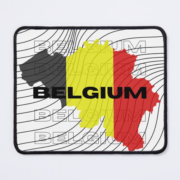 Item preview, Flag Map of Belgium designed and sold by nyblydd.