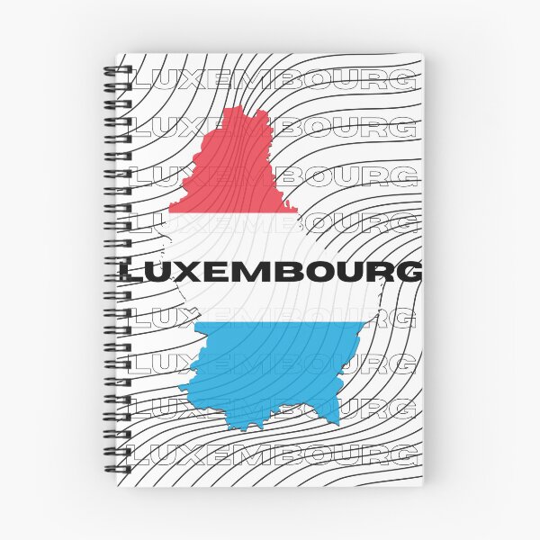 Item preview, Flag Map of Luxembourg designed and sold by nyblydd.